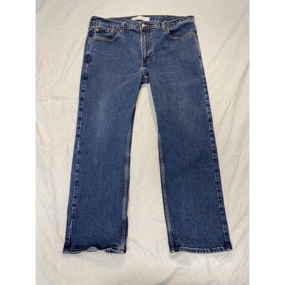 Levi Strauss Signature Gold Relaxed Jeans Mens 40x30 Blue Denim Stretch